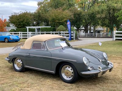 1965 Porsche 356C Cabriolet in Slate Grey (4075)