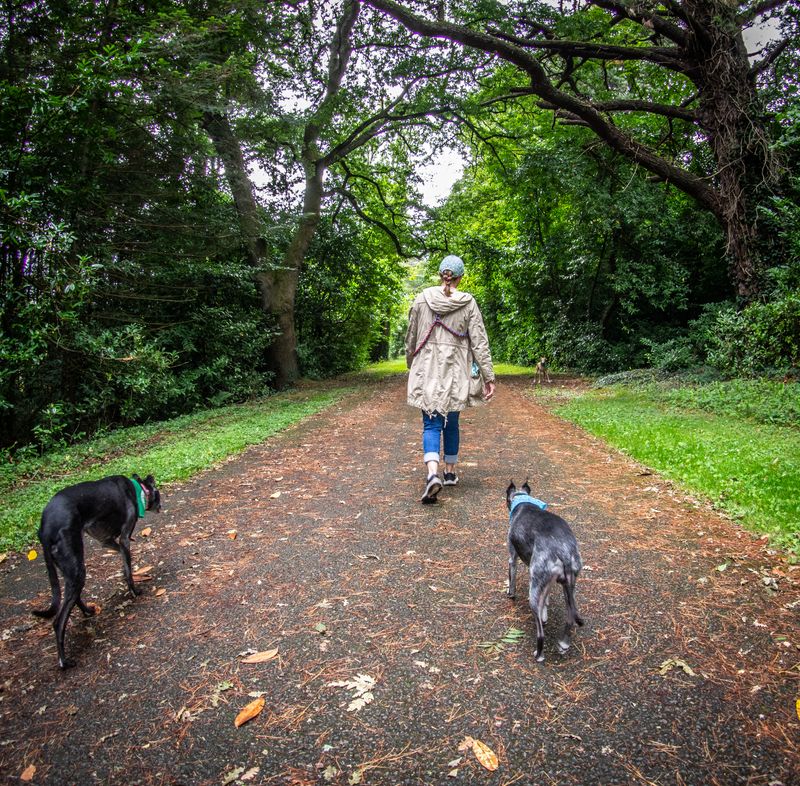 Angela and Roxanne, Powerscourt River Walk, Enniskerry, Ireland