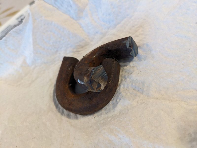 Cutting through a chain isn't as easy as they make it seem on YouTube