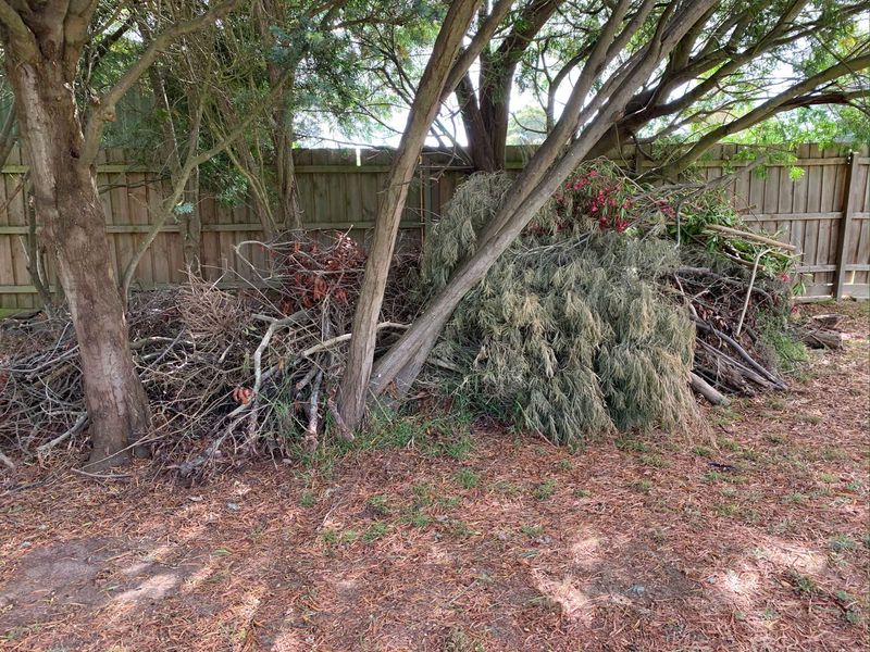 Green rubbish for removal in Romsey Vic 3434