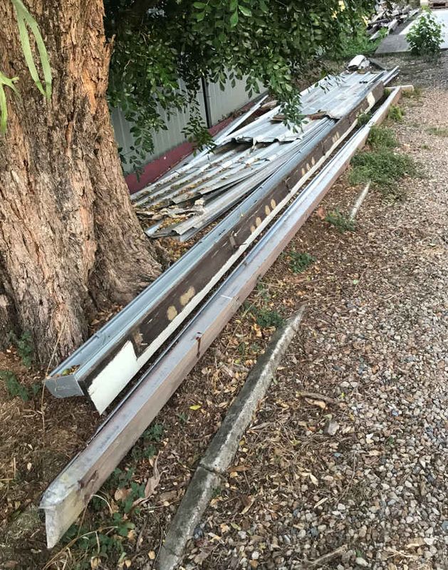 Old guttering