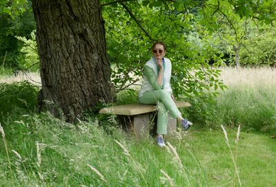 In the garden