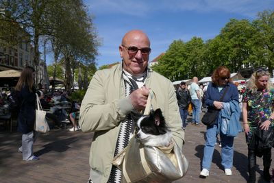 A man and his dog