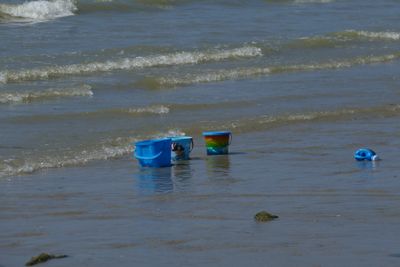 Three little buckets