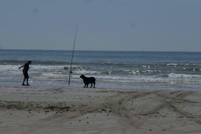 A man and his dog