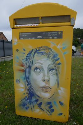 An arty mailbox
