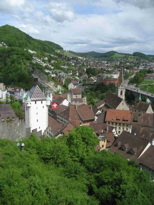 Vue sur la ville et ses environs
