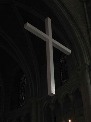 La croix de la St-Jean juste aprs Pques