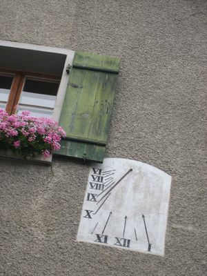 Hier  Chteau-d'Oex ... Aucun cadran n'affiche la mme heure