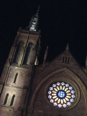 L'église unie St-James sur la Rue Ste-Catherine