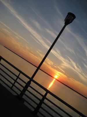 Un coucher de soleil sur le St-Laurent, c'est quelque chose