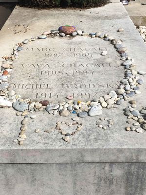 Tombe du peintre Marc Chagall