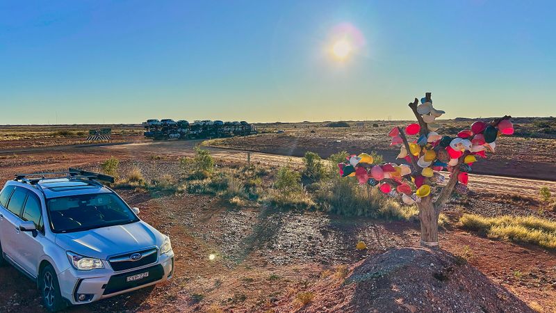 Coober Pedy, a treeless opal town, SA