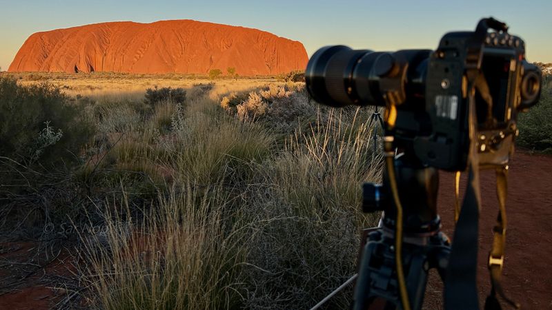 Sunset on Uluru