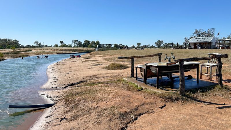 Charlotte Plains Station artesian hot springs, Cunnamulla, QLD