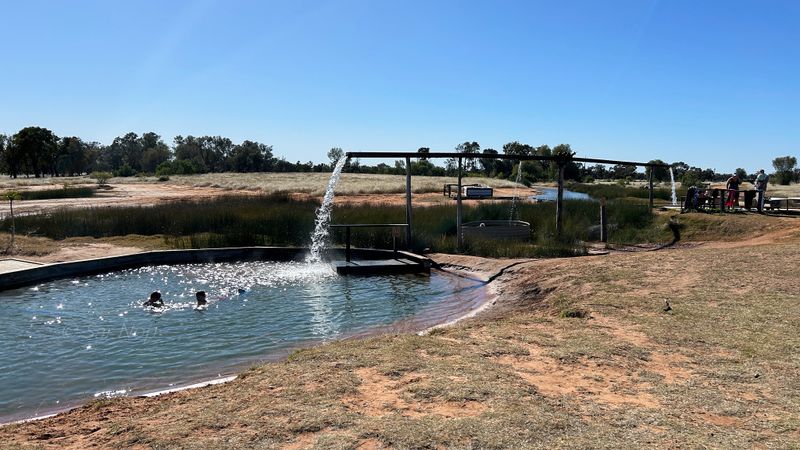 Charlotte Plains Station artesian hot springs, Cunnamulla, QLD
