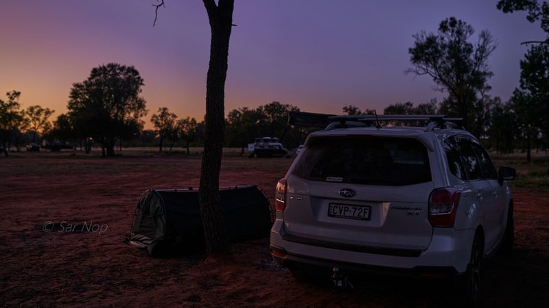 Sunrise at Charlotte Plains Station campground