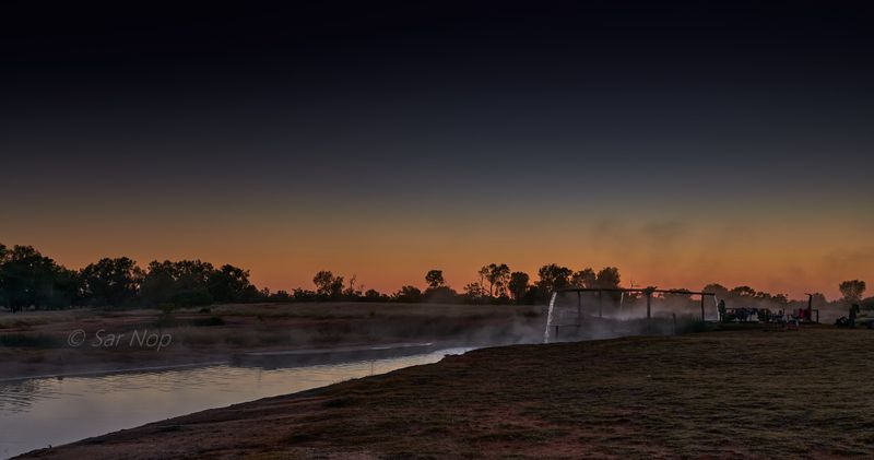 Sunrise at Charlotte Plains Station campground