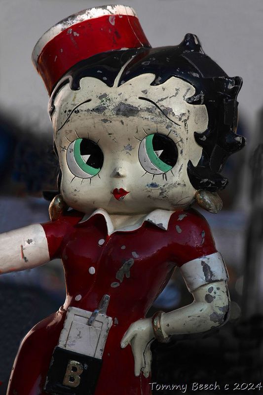 Betty Boop showing her age