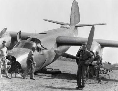  Martin B-26 Marauder... nose gear collapsed on landing, Australia 1940-1943 (1 of 2)