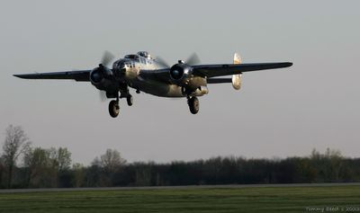 B-25   ~Miss Mitchell~   Morning takeoff
