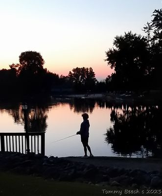 Fishin' at Sunset