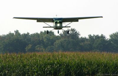 On final for landing on grass runway