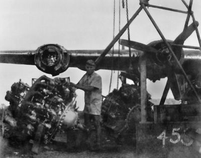 B-24 engine swap