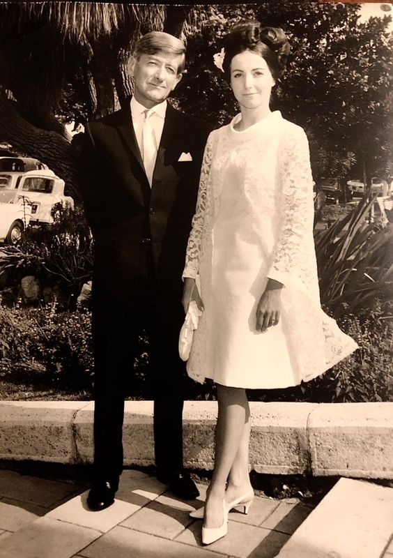 1967 Mariage de Robert  Cannes avec Marie-Christiane Bornard - Sa parent