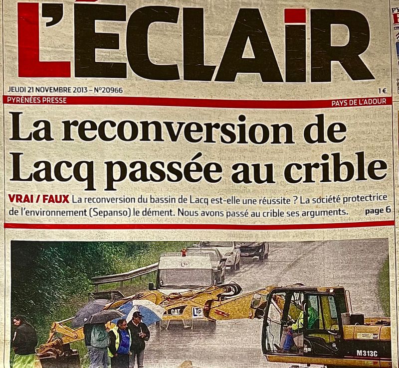 Reconversion du bassin de Lacq