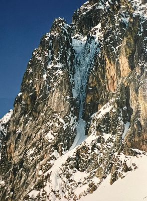 Couloir Pombie-Suzon en hiver