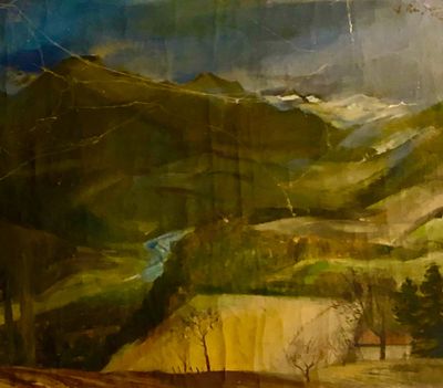 Orage sur la vallée de Gavarnie par Armand Petitjean