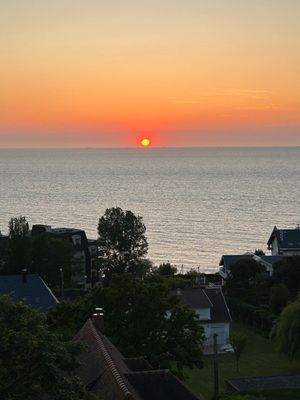 Coucher de soleil à Trouville