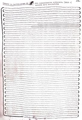 Structure du gnome dun virus form de 5375 nucleotides