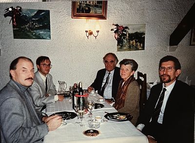 Jury de thèse à table