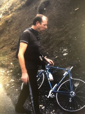 Hubert s'apprête à affronter le Tourmalet