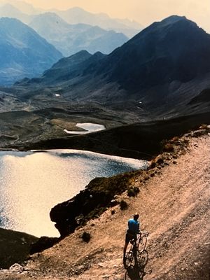 Au-dessus du lac d'Oncet