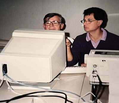 Yves transpire face aux nouvelles technologies