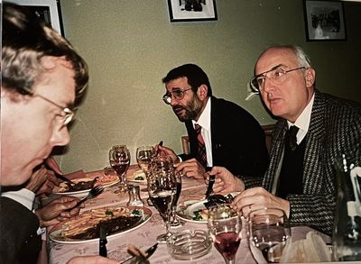 Le jury de thèse de Cathy à table