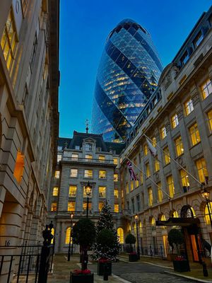 Un aperu du Gherkin, btiment en forme de cornichon