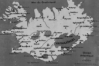 Carte de lIslande