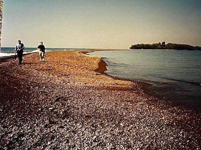 Sur les plages du lac Erié