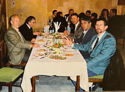 Repas , invité par le directeur du centre Kurtchatov