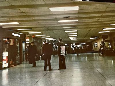 Salle d'attente de l'aéroport de Cleveland