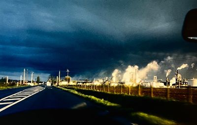 Arrivée sur Lacq au petit matin