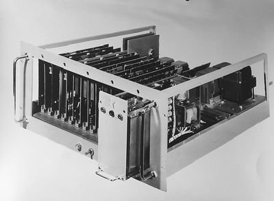 Circuit électronique du chromatographe. Version mémoire.