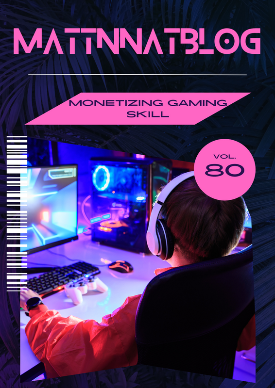 Blue and Pink Modern E-Sport Magazine Cover - 1