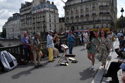 Jazz sur le Pont d'Arcole