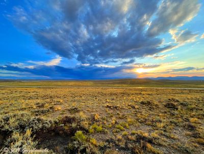 Arapaho NWR--sunset