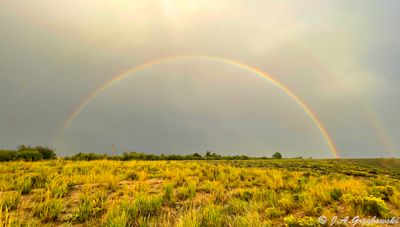 rainbow, North Park, Colorado